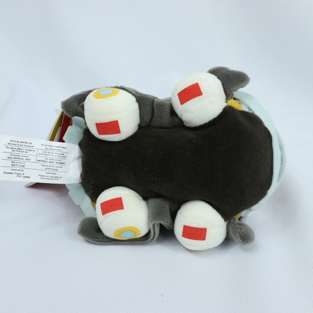 Disney Who Framed Roger Rabbit Benny The Cab Plush Bean Bag w/ Tags NO SOUND 6" - Picture 7 of 9